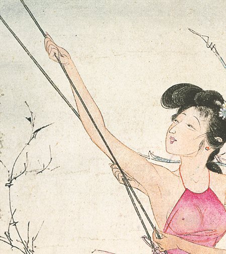 轮台县-胡也佛的仕女画和最知名的金瓶梅秘戏图